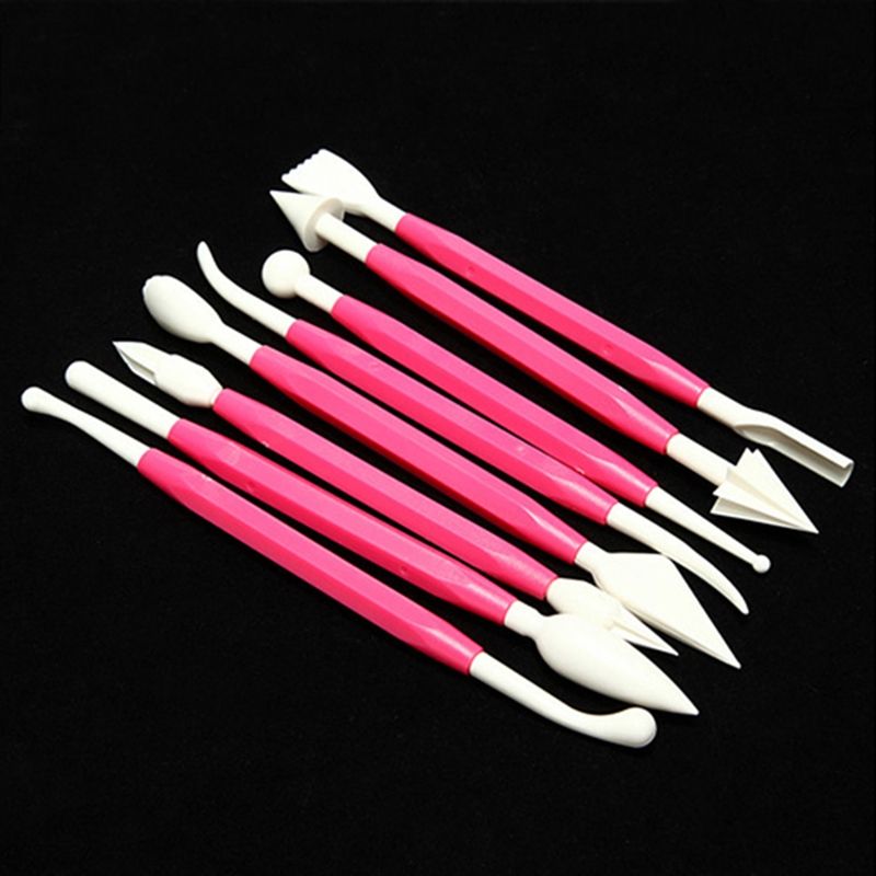 8Pcs/Set Cake Fondant Sugarcraft Modeling Clay DIY