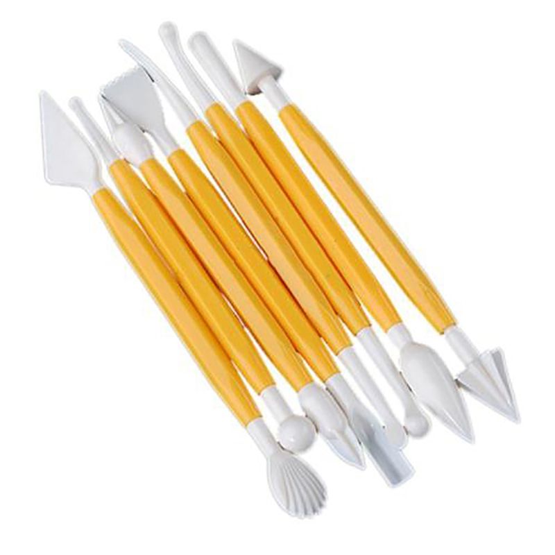 8Pcs/Set Cake Fondant Sugarcraft Modeling Clay DIY