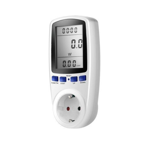 220V AC EU Plug Digital LCD Power Meter Measuring Outlet Power Analyzer