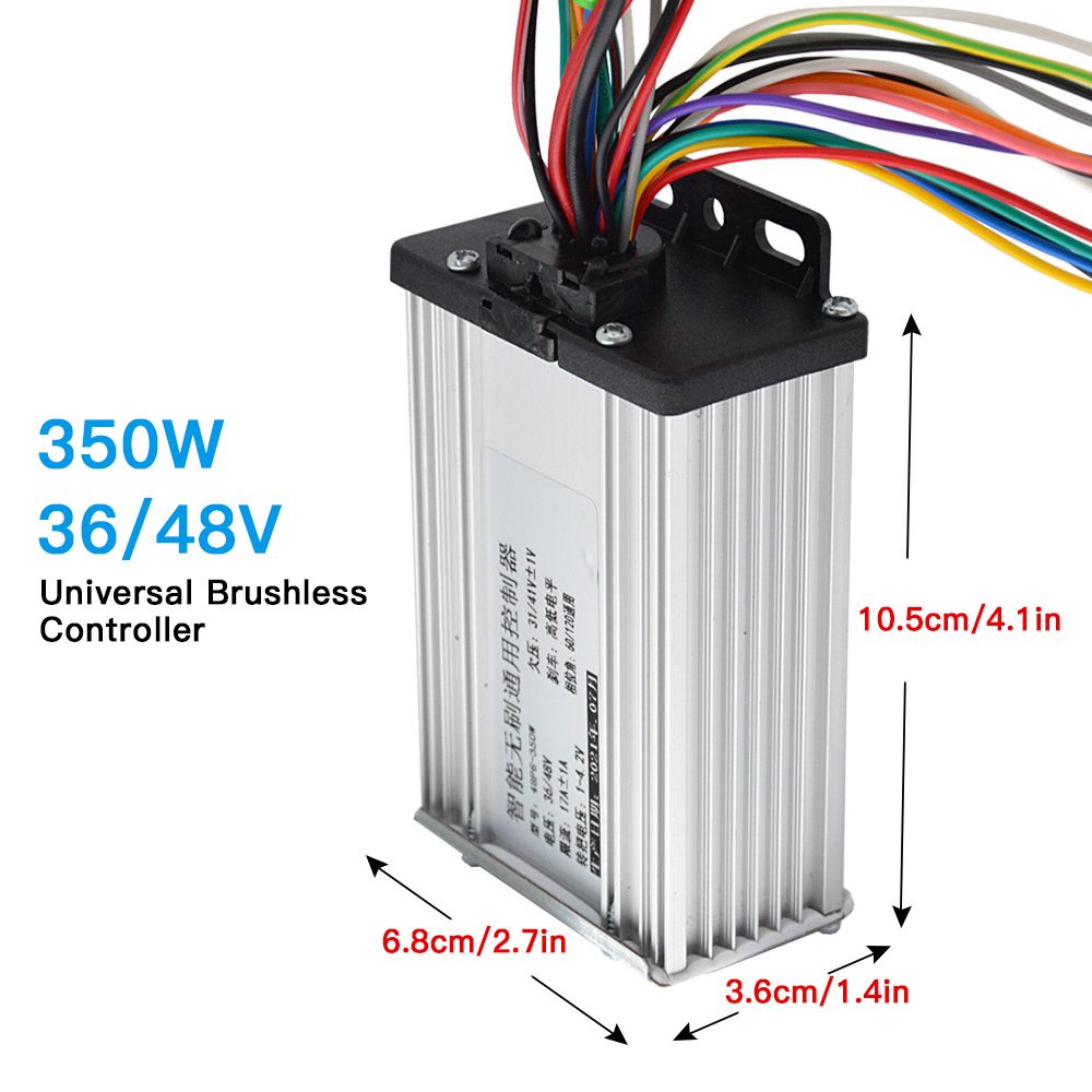 350W 36/48V Universial Brushless Controller For Electric