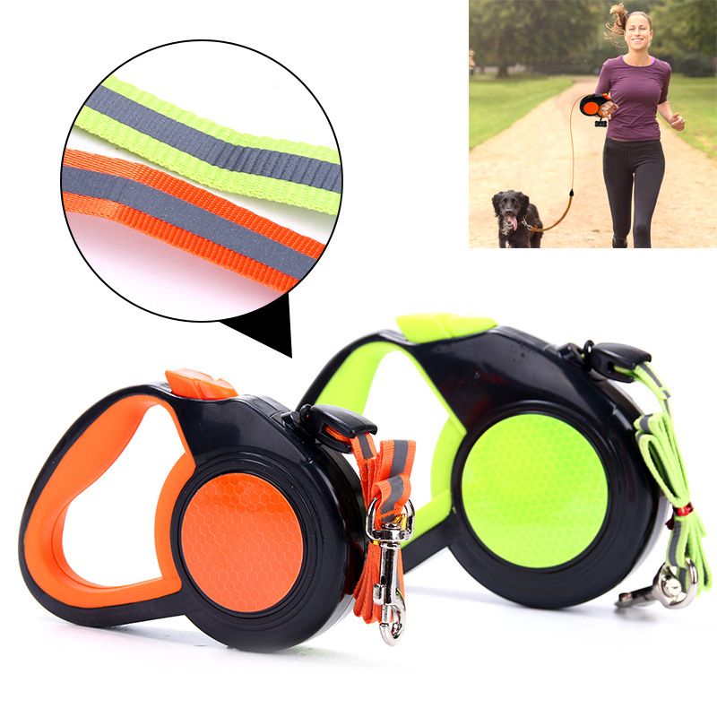 Dog Leash Nylon Automatic Retractable Traction Rope