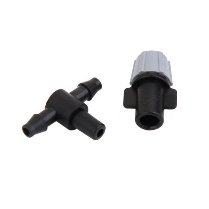 20pcs Sprinkler Heads Nozzle  Tee Joints For Misting Watering