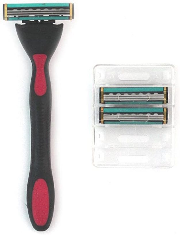 Advance 3 Pour Homme Triple Blade Razor, Black-Energi