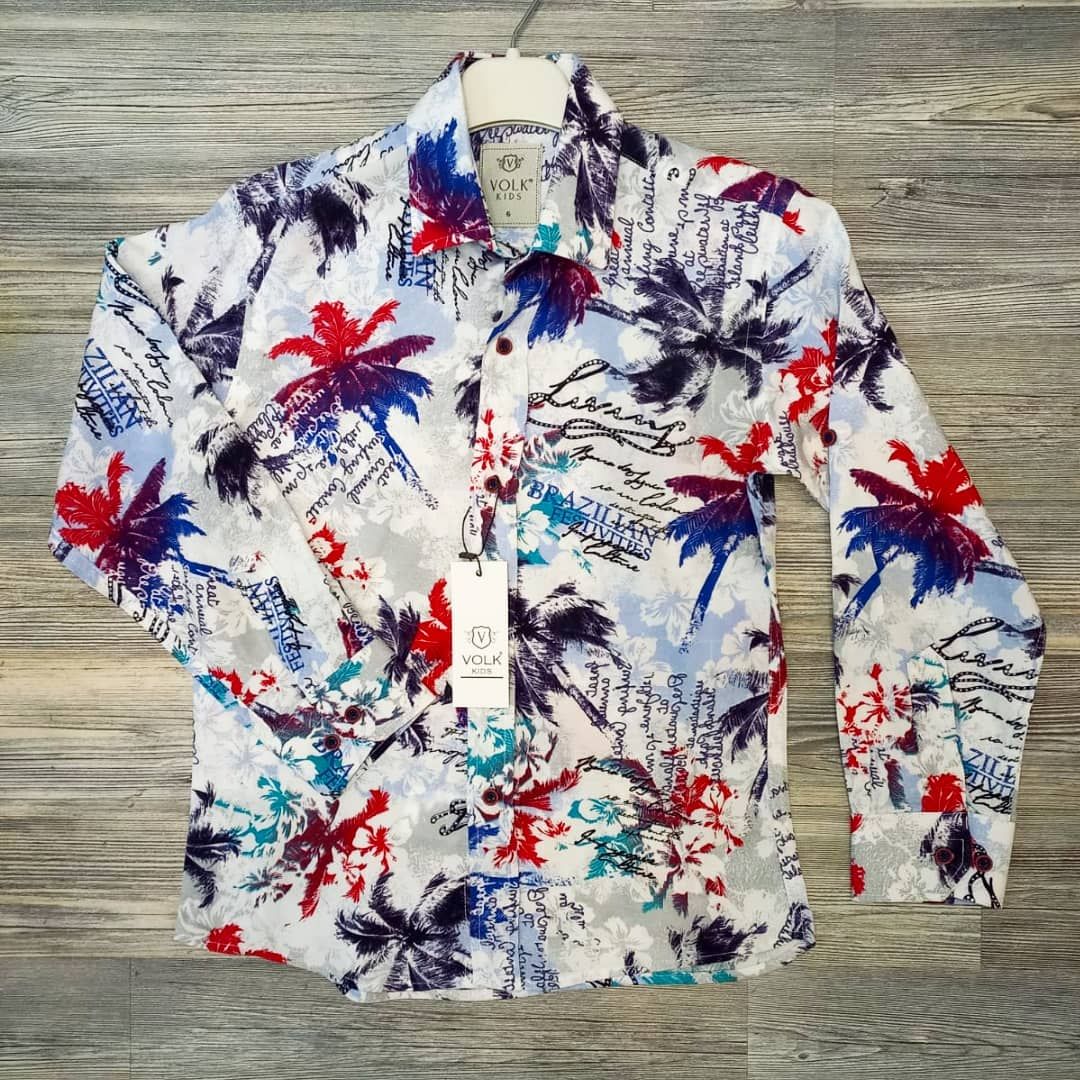 Floral Patterned Longsleeve Shirt