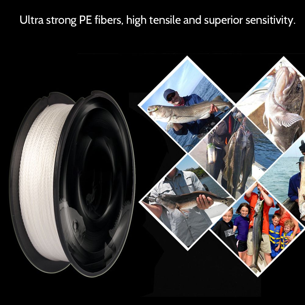 4 Strands Braided Knitted 100M Fishing Line Super Strong PE