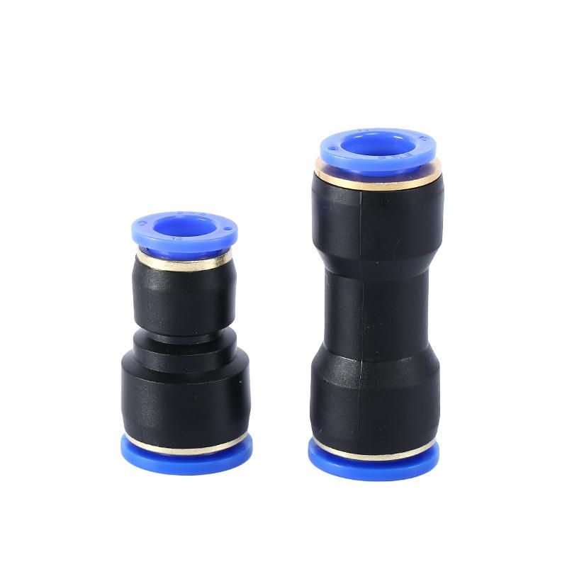 SNS Shenchi Pneumatic Air Pipe Fast Charger Straight-through Reducing 8-6 Quick Plug Connector Air Compressor Accessories Pc Air Pipe Connector