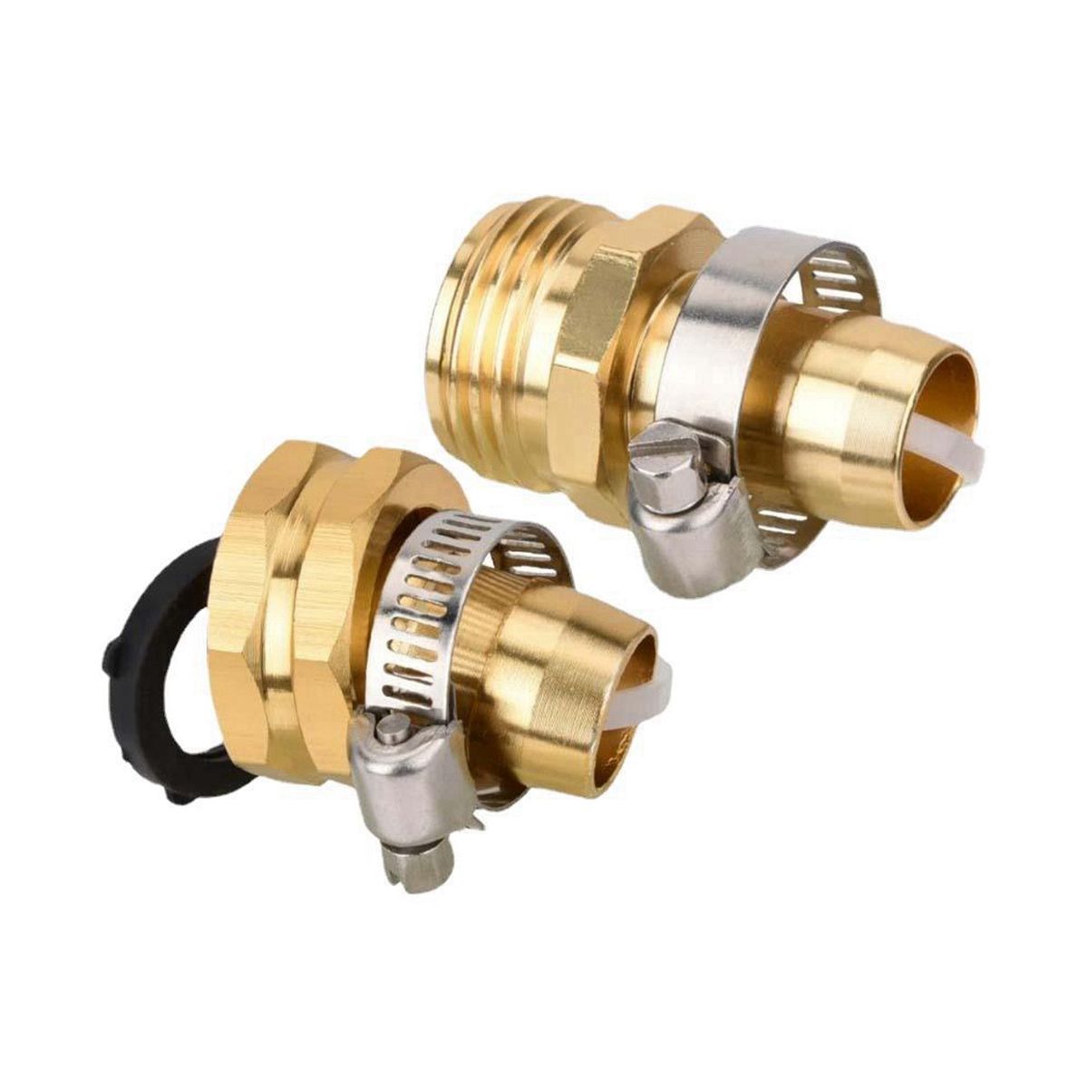 4 Sets 58 Inch Water Hose Mender End Fitting Splicer Mender Garden Hose Connector Hose Repair Kit