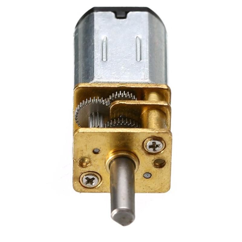 1Pc 30RPM N20 Micro-Speed Gear Motor DC 6V Reduction Gear Motors with Metal Gearbox Wheel