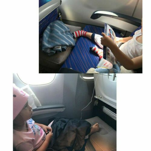 Inflatable Travel Footrest Leg Foot Rest Air Plane Pillow