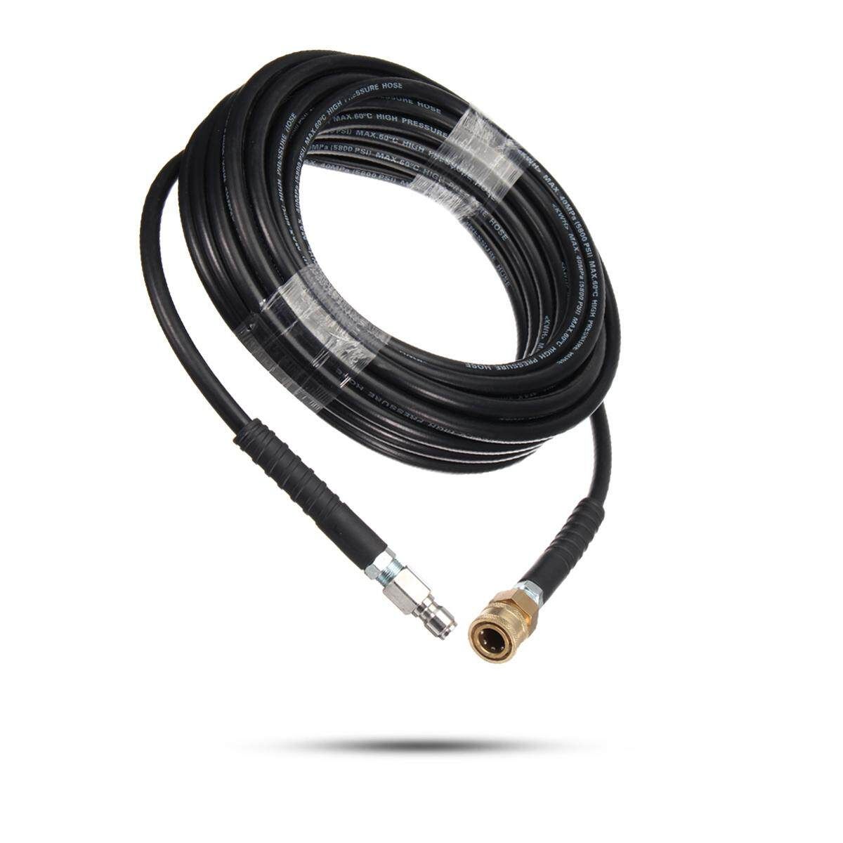 5800PSI 15M 50ft High Washer Hose 3/8" Quick Connect Universal Fitting