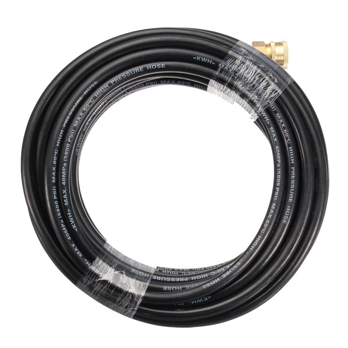5800PSI 15M 50ft High Washer Hose 3/8" Quick Connect Universal Fitting