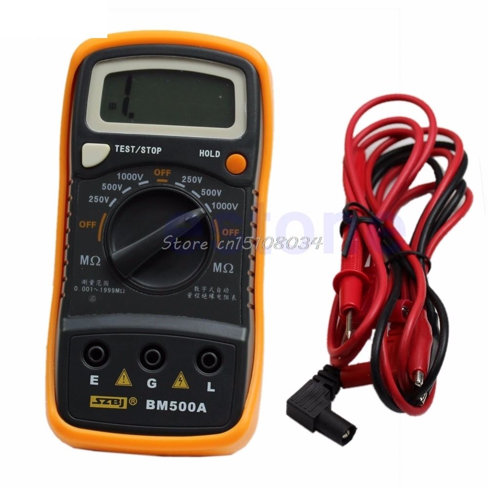 Resistance Tester BM500A 1000V 1999M Digital Insulation