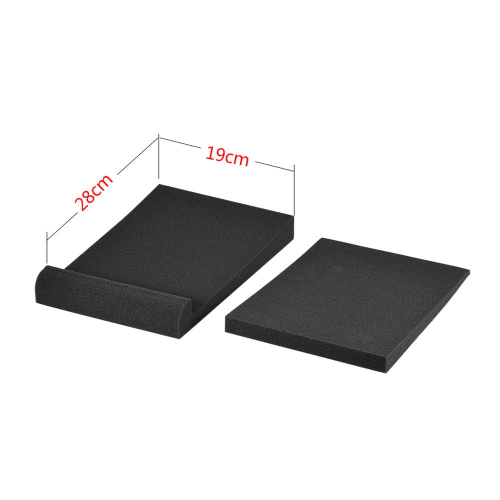 2 Sets/Pack Studio Monitor Speaker Isolation Acoustic Foam