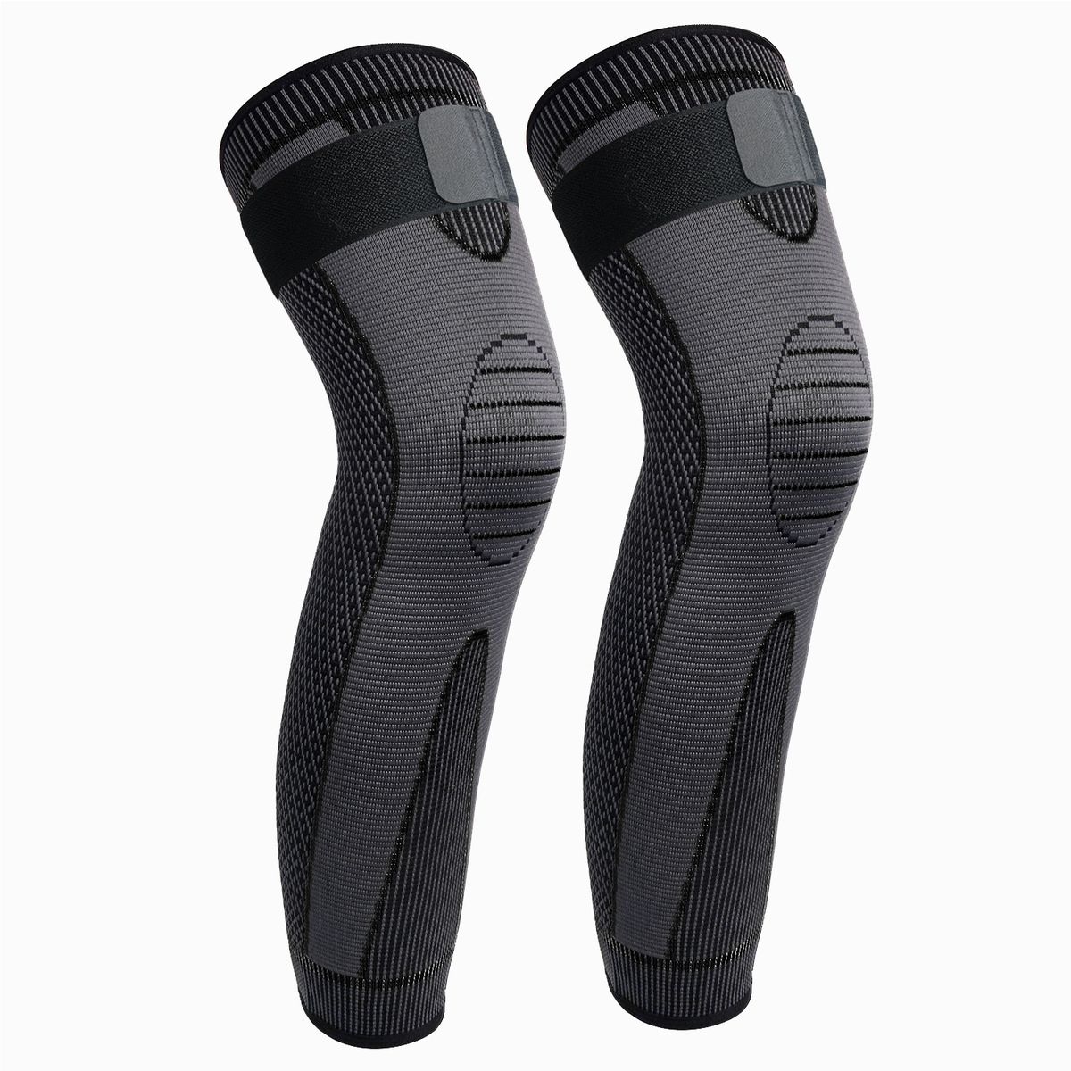 Knitted Strap Compression Sports Knee Pads Single