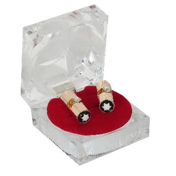 Chrome Star Men's Simple Cufflinks