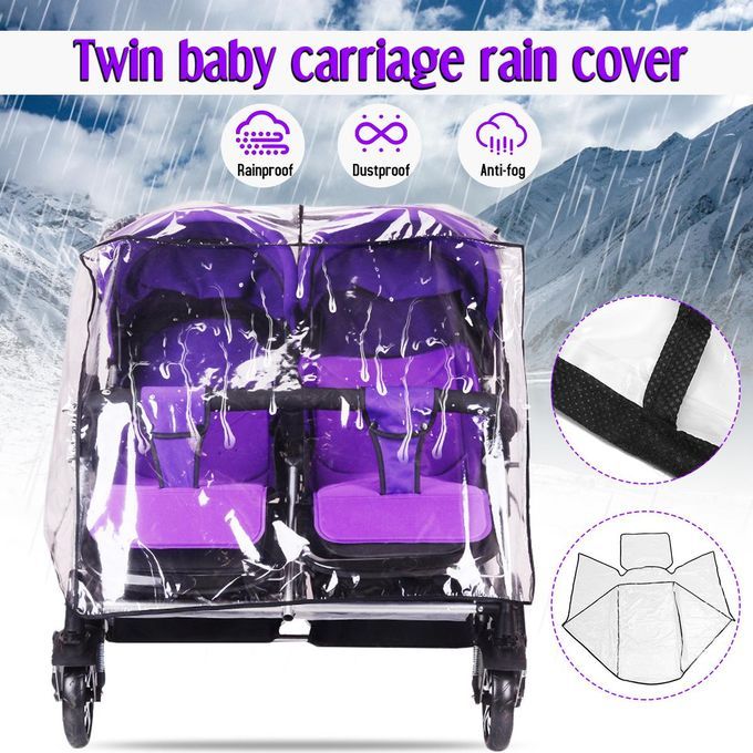 Twin Baby Carriage F Rain Cover Stroller Infant Prams
