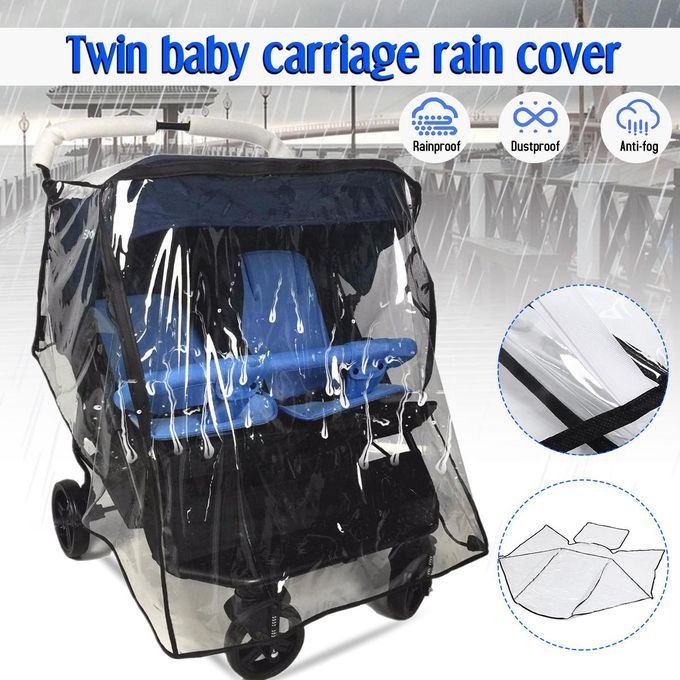 Twin Baby Carriage F Rain Cover Stroller Infant Prams