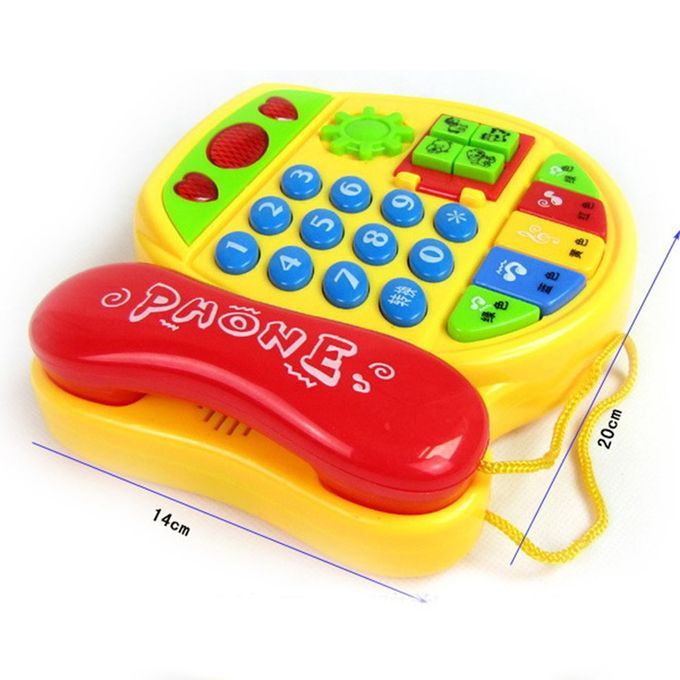 Artoon  Ons Phone Edu Ational Intelligen E Developmental Toy Gift-red&yellow