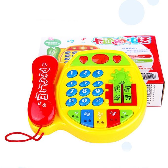 Artoon  Ons Phone Edu Ational Intelligen E Developmental Toy Gift-red&yellow