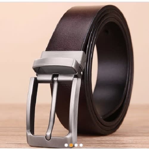 Men's Leather Belt- Wine