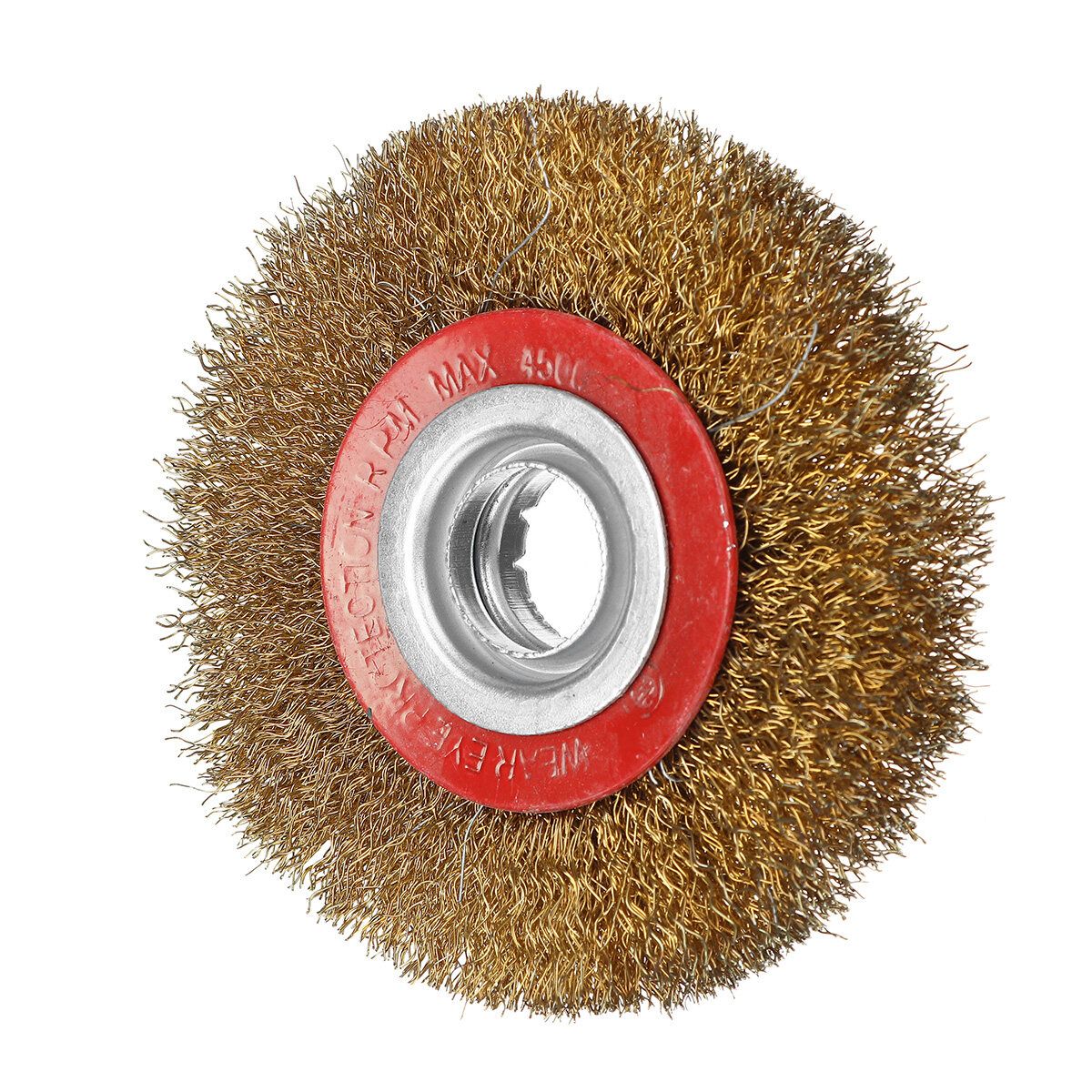 4" 5" 6" Wire Wheel Brush Bench Grinder Polishing Grinding 100mm 125mm 150mm 100mm 4inch