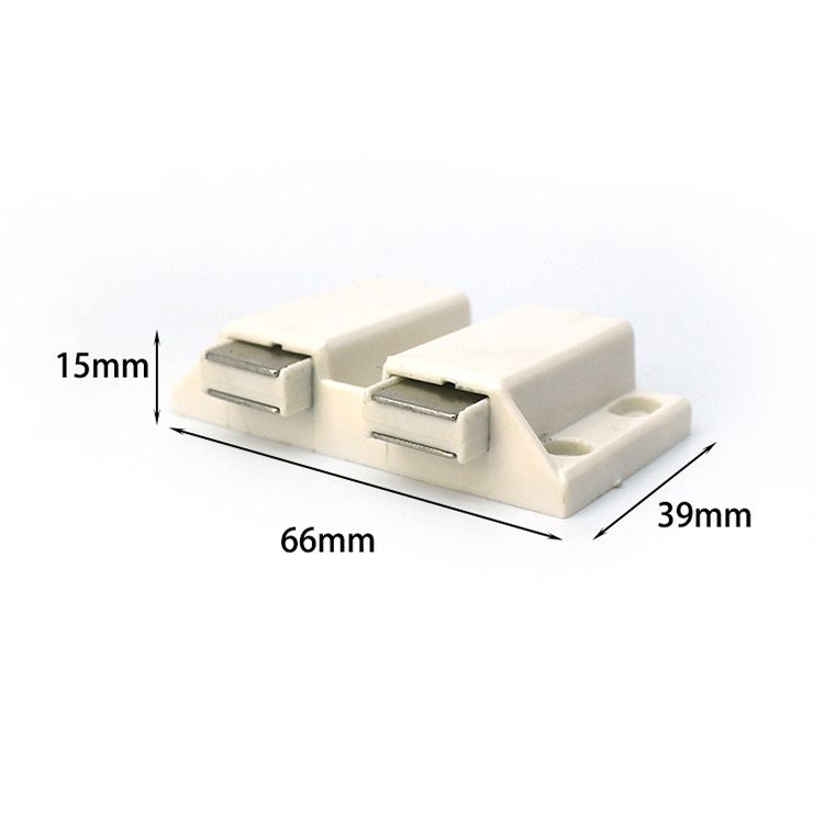 2 PCS Glass Clip Double Door Touching Exhibition