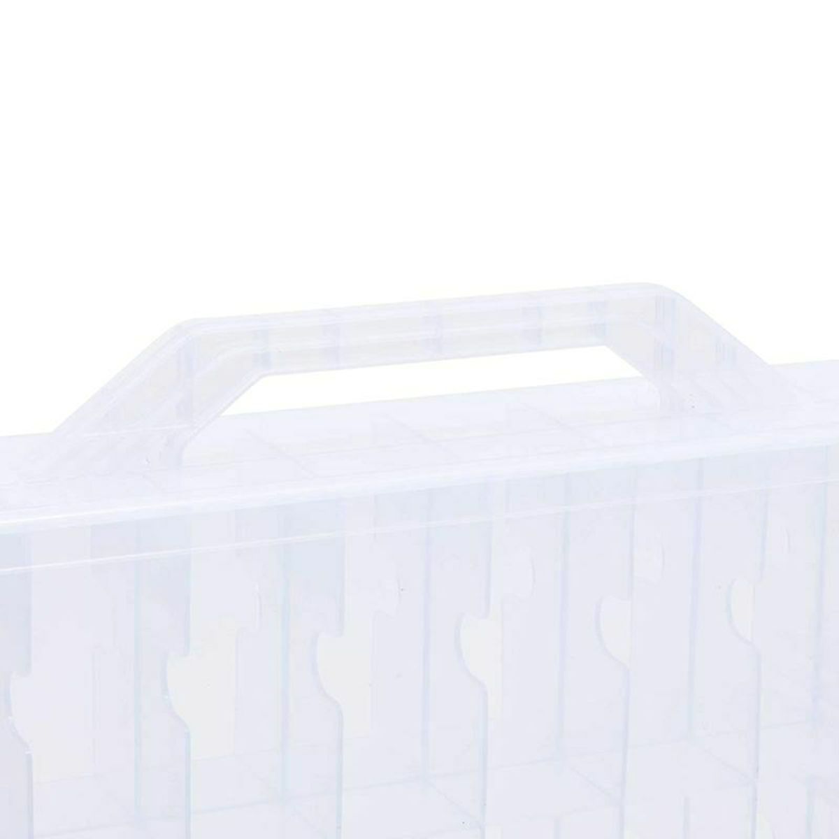 48 Grids Nail Glue Caddy Holder Box Women Essential Double