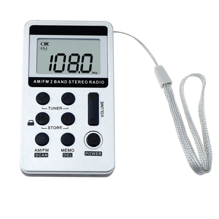 Portable AM / FM Two Bands Rechargeable Stereo Radio Mini Receiver