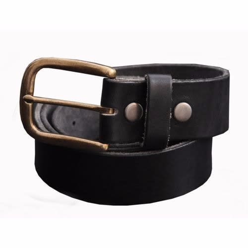 Black Leather Belt