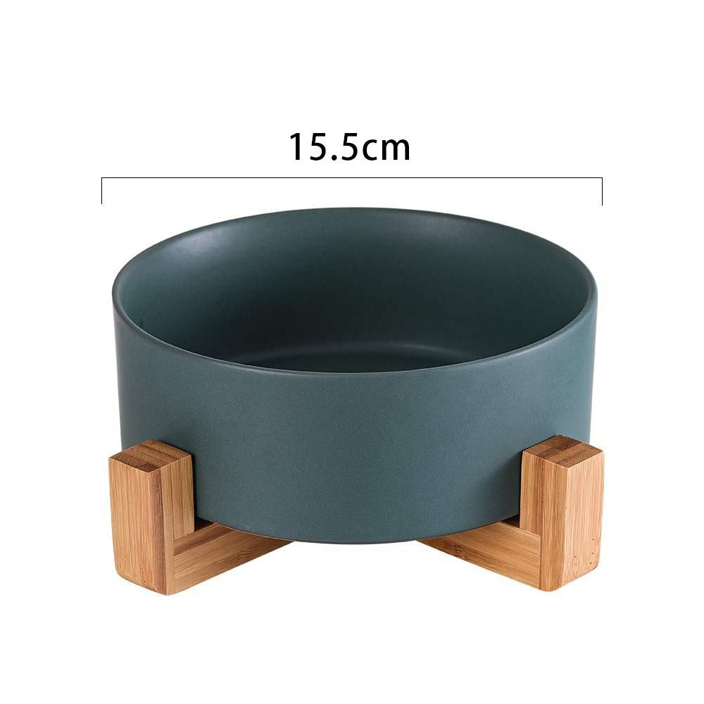Kitten Bowl for Food and Water, Raised Ceramic Cat Food