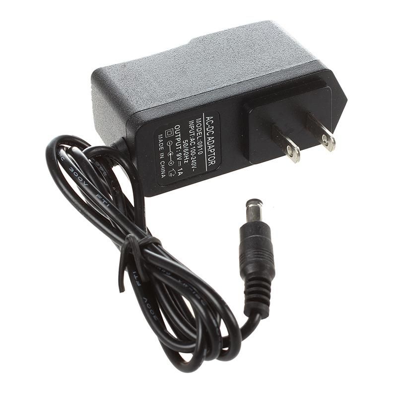 9V Effect Pedal Power AC DC Adapter US Plug W/ 5 Way Chain Splitte Cable