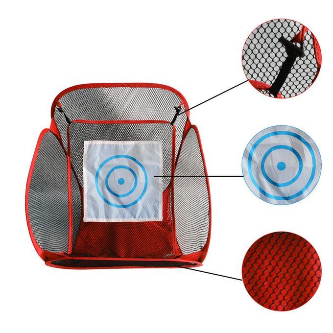 Golf Practice Net Lawn Hitting Net Chiping Net Home Backyard Red