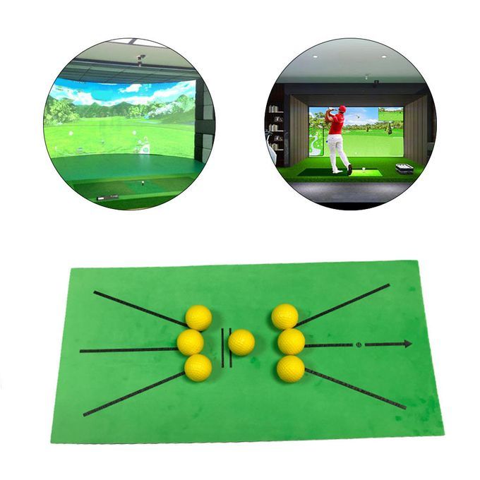 Golf Training Mat, Swing Detection Batting, Golf Practice With Balls