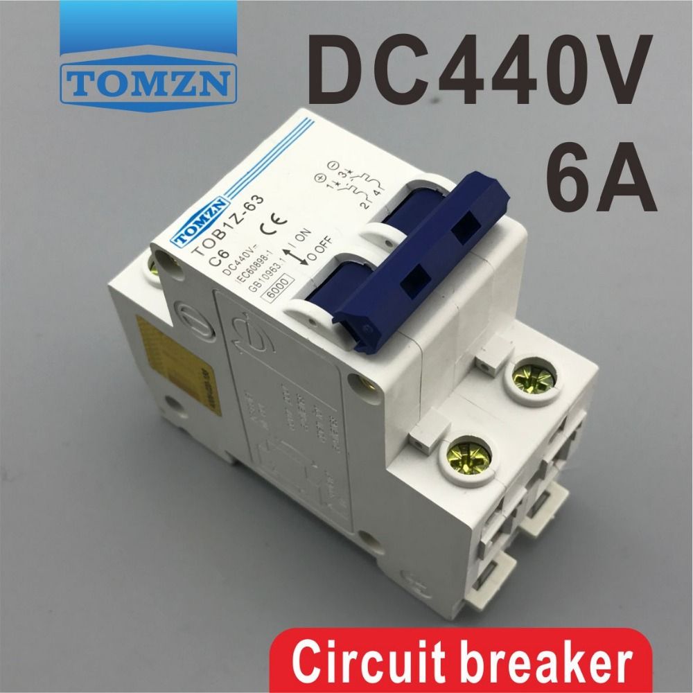 2P 6A DC 440V Circuit Breaker