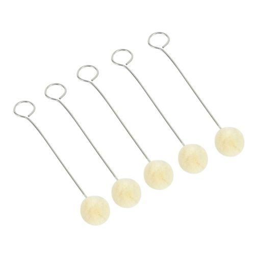 50 Pieces Wool Daubers Ball Brush Leather Dye