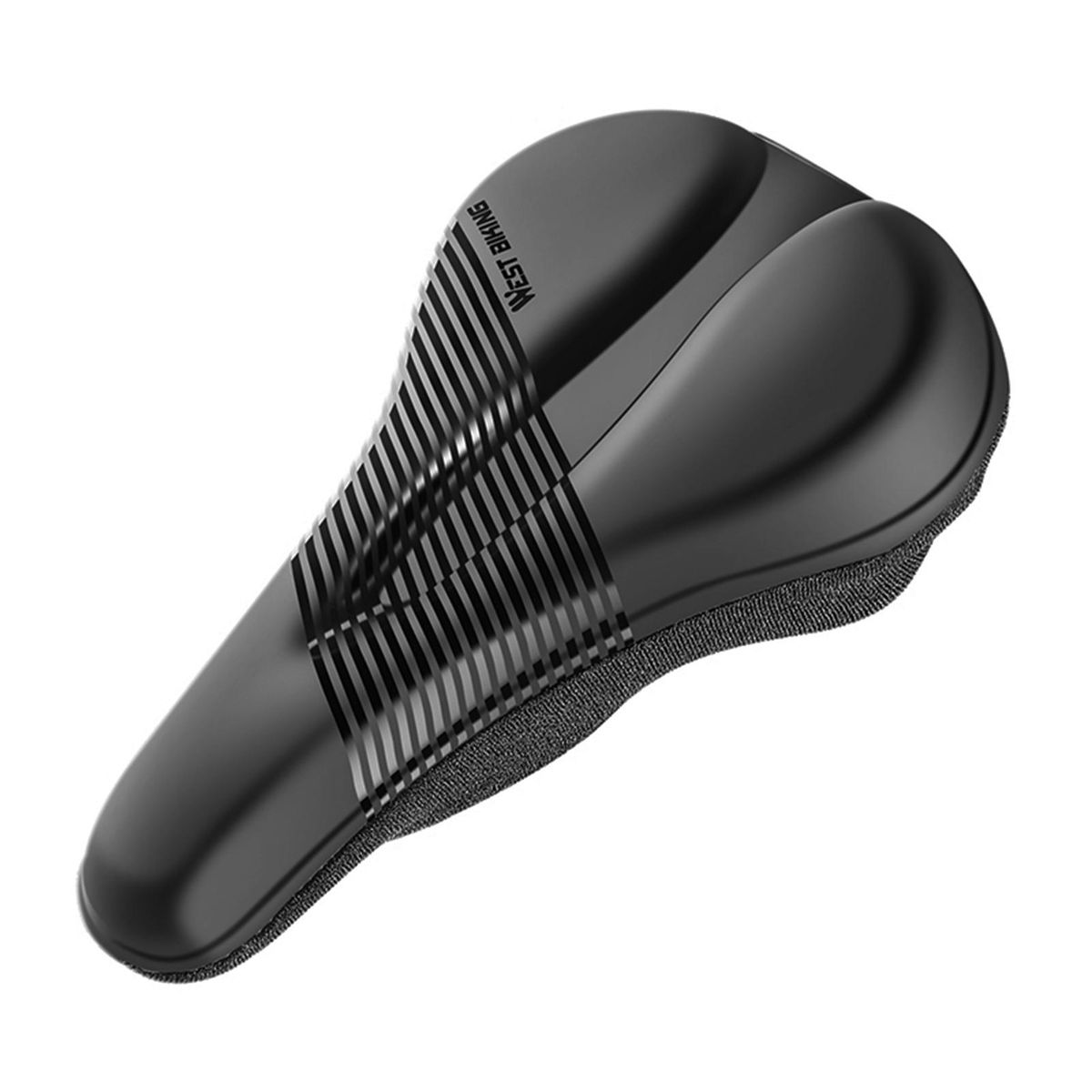 Anti-slip Bike Saddle Cover Soft Silicone Padded Bicycle Seat Cover Bike Seat Cushion Pad for Mountain Road Bike Outdoor Cycling