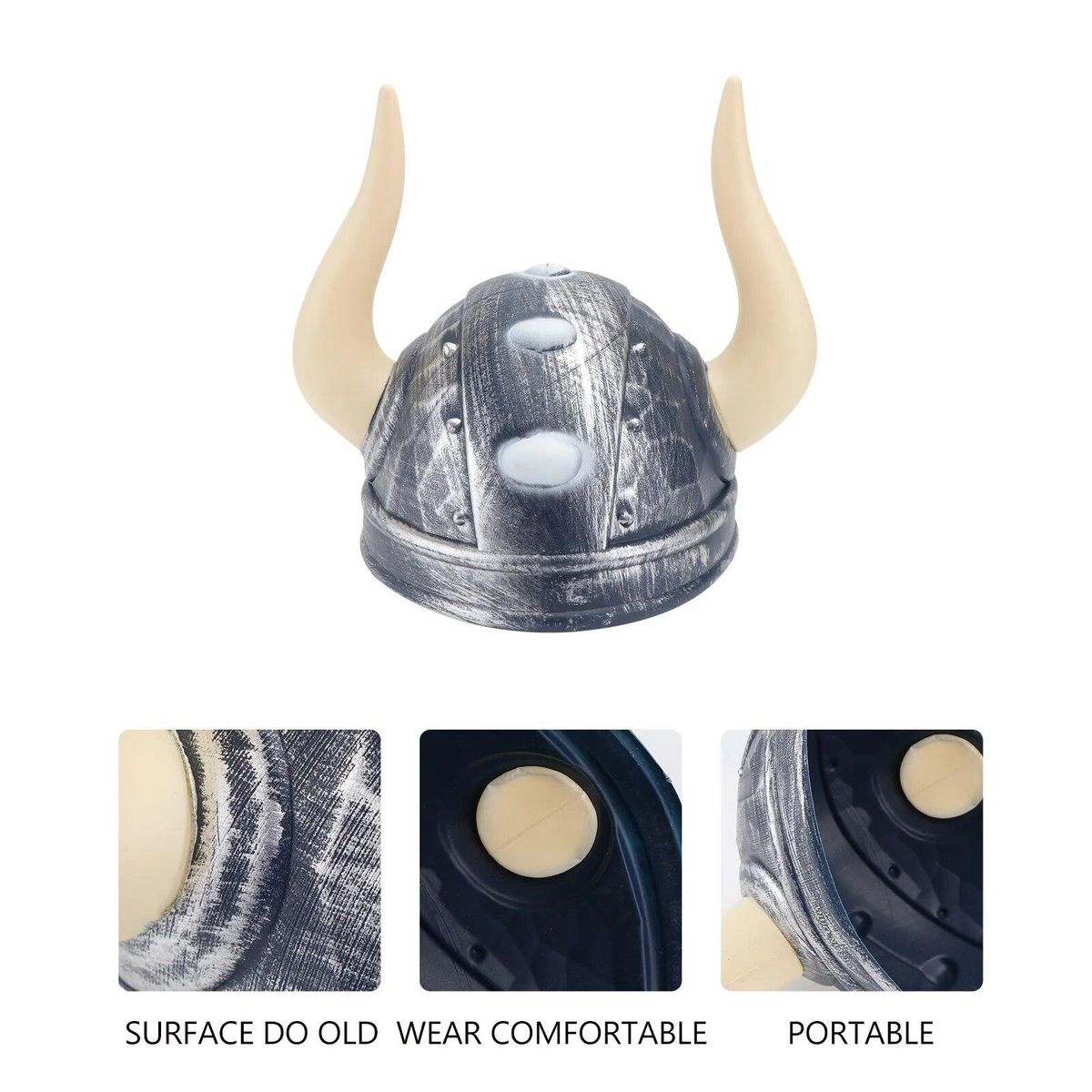 Viking Kids Helmethat Warrior Headwear Horns Horn Party Oxhalloween Pirate Boys Child Costume Medieval Cap New Cow Hats