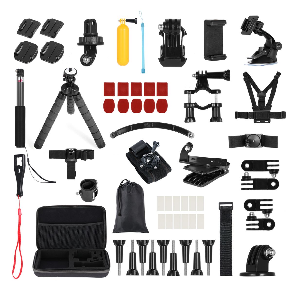 Camnoon 60-in-1 Action Camera Accessories Kit Sports Camera