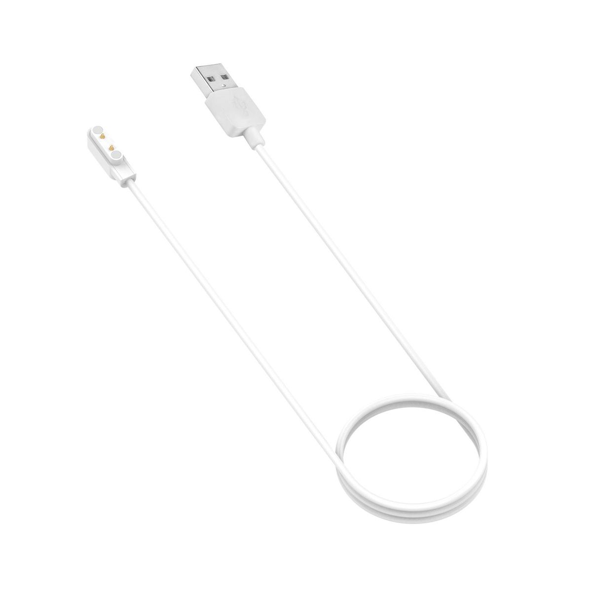 USB Charging Cable Portable Multiple Protection Watch-White