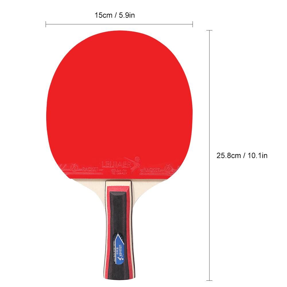 Table Tennis 2 Player Set 2 Table Tennis Bats Rackets with 3 Ping Pong Balls for Students Beginners