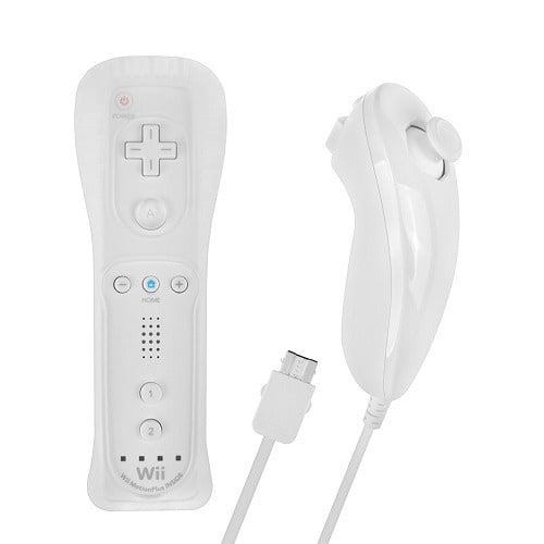 Wii Remote + Nunchuk Controller  - White