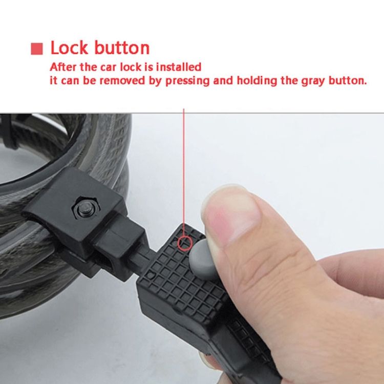 AL-3P Bicycle Alarm Cable Lock