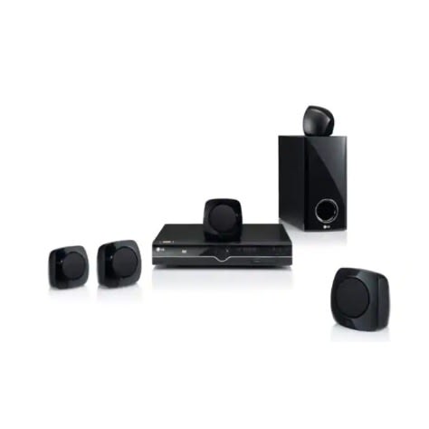 Home Theater - USB - DVD - Bass Blast - Black