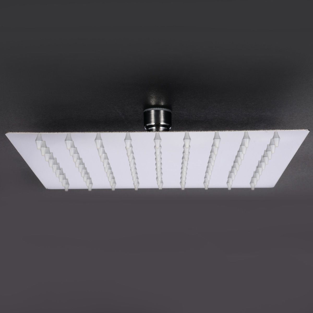 8'' Large Quality Bath Shower Head Square Stainless Steel Shower Head Rainfall Powerful Top Spray Tool Bathroom