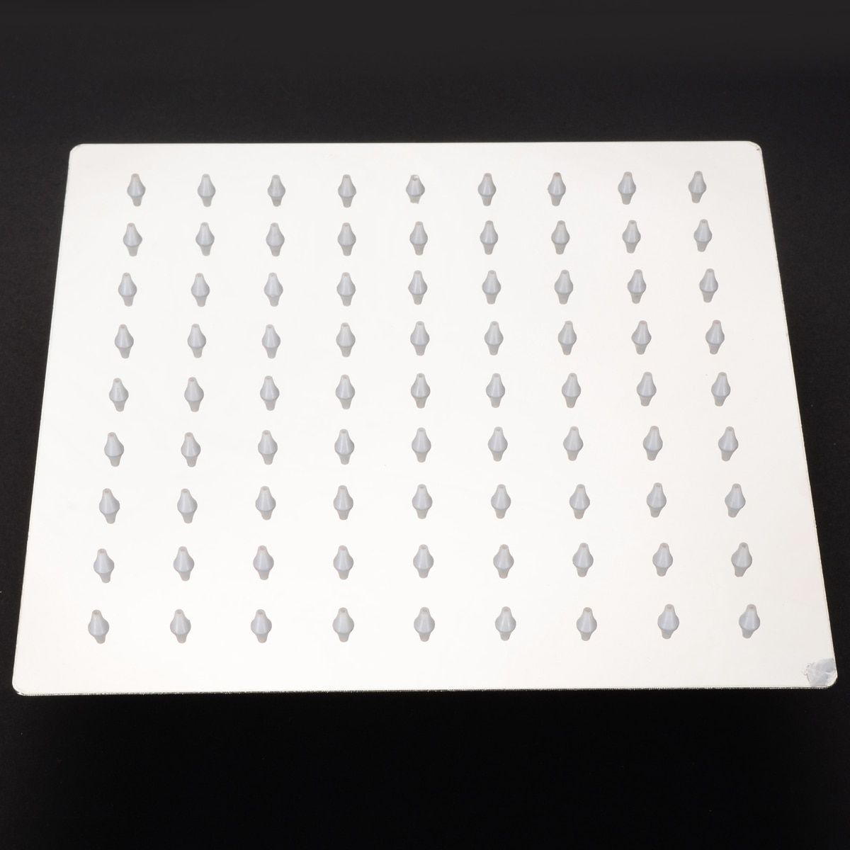 8'' Large Quality Bath Shower Head Square Stainless Steel Shower Head Rainfall Powerful Top Spray Tool Bathroom