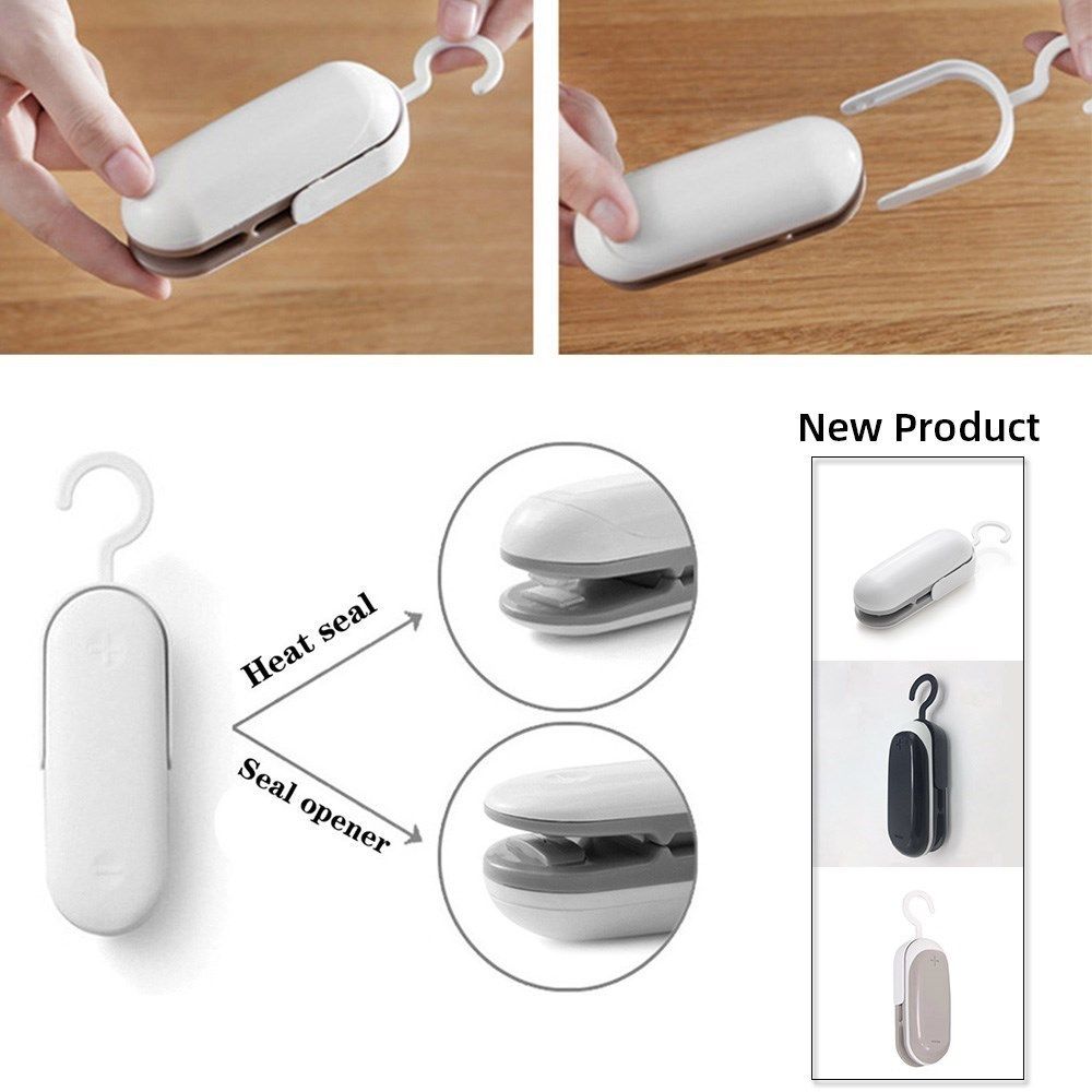 Mini Heat Bag Sealing Machine Package Sealer Bags Thermal Plastic Food Sealer