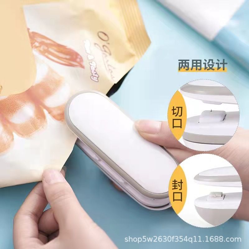 Mini Heat Bag Sealing Machine Package Sealer Bags Thermal Plastic Food Sealer