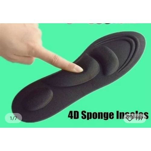 4D Orthopedic Memory Foam Insole Flat Foot, Arch Support  Plantar Fasciitis