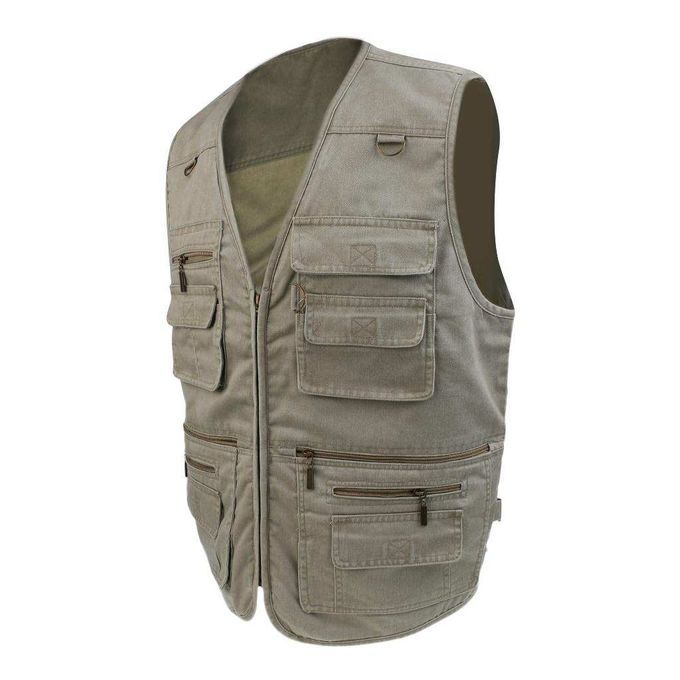 Men Sports Vest Denim Quick Dry  Hunting Photography XL