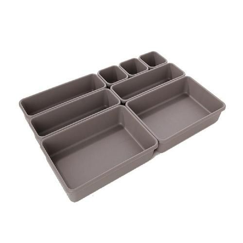 8 Pcs Home Drawer Organizer Box Storage Trays Box Office Storage Kitchen Bathroom Cupboard Jewelry Makeup Desk Organization